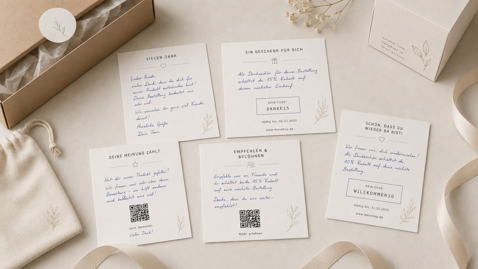 Anwendungsfall Handschriftliche Werbebriefe: handschriftliche Karten und Briefe von Inkly